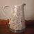 Large unique pitcher with decorative black polka dots 1 thumbnail