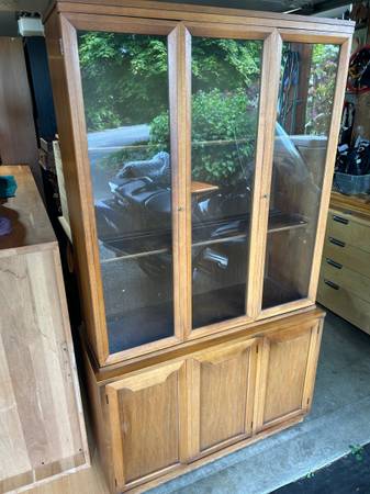 Vintage Glass Display Cabinet - $230 (Lakeway)634357550426911226