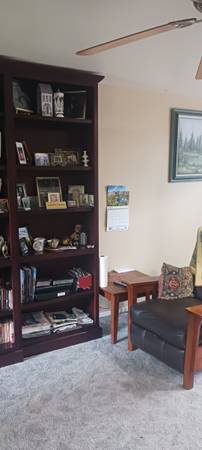 Custom built bookshelf - $300 (Smith rd.)63435836941953127