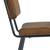 Homy Casa · Pomona Dining Chairs Set of 4 · Fabric Suede Brown 7 thumbnail
