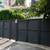 Louvered Metal Fence Panels (6ftH x 6ftW) Black, Basalt Grey or Brown 7 thumbnail
