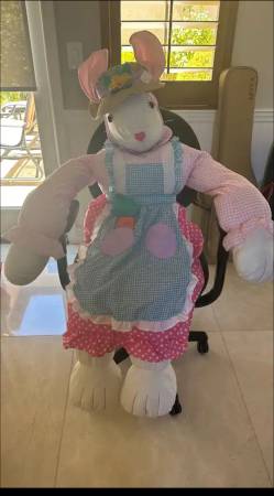 Oversized stuffed bunny - almost 4 ft 1