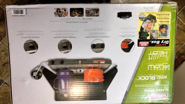 Coleman classic propane camp stove two burner new in box 1