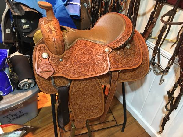 David Motes Roping saddle 1