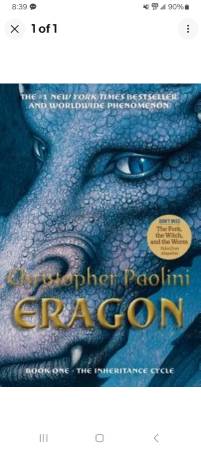 Eragon Book 1 paperback 1