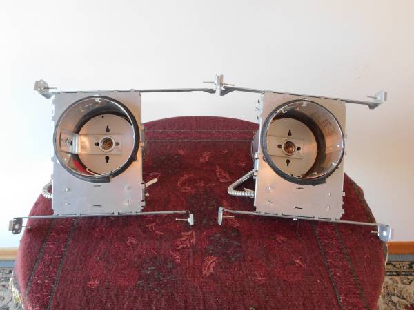 Two 6-Inch Recessed Lighting Housings Model Y7ICAT 1