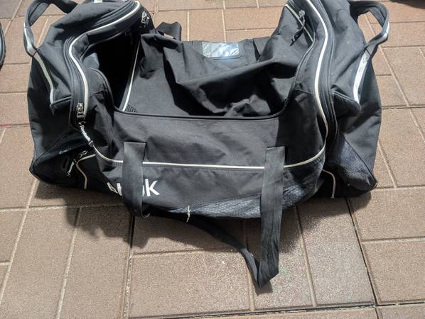 Bauer hockey net pads gear set 1