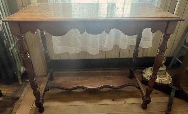 Antique Telephone Table, Lamp,  Chair, Console Table, Dresser 1