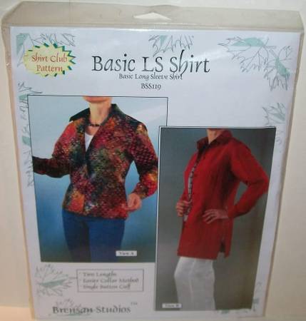 Brensan Studios Basic Long Sleeve Shirt - Sewing Pattern (Sealed) 1