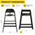 New in box 2 Pack Wooden High Chairs 2 thumbnail