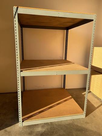 Racks 4 ft W x 4 ft D 3 Tier Boltless Storage Shelving 1
