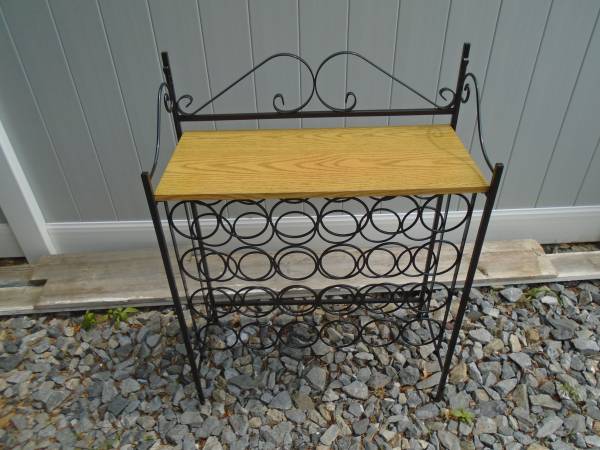 Wine Rack Wrought Iron 1