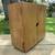 Cabinet Small Oak Storage CD DVD Cabinet Box on Metal Feet 3 thumbnail