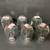 Cristar Day Of The Dead White Skull, Mikonos Stemless Glasses (Lot Of 6) NEW 6 thumbnail
