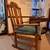 Beautiful solid wood rocking chair 2 thumbnail