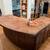 Black walnut solid island with dishwasher and copper sink 2 thumbnail