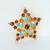 RJ Graziano Brooch Pin NEW Austrian Crystals Blue Gold Cognac Colors 8 thumbnail