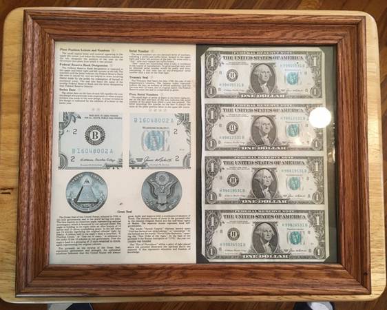 RARE VINTAGE 1985 US CURRENCY TREASURY NOTE/S 1