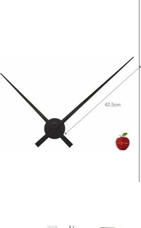 Unek Goods NeXtime Hands Wall Clock, Decorative, Black, Battery Operated - $20 (San Jose)634714792427551224