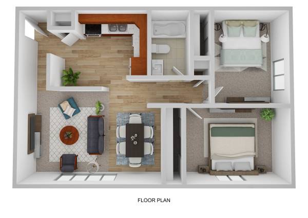 ►Two Bedroom Apartment Available!► Prairie Woods Apartments 1