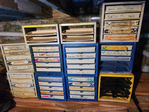 Plastic parts bins 1