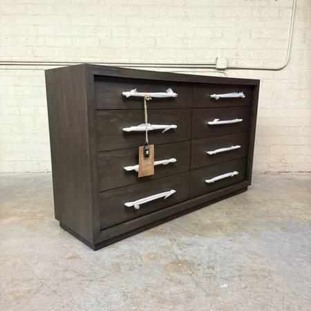 Delivery is available Open box Never used solid wood dresser with 8 storage draw 1