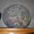 Crystal Clear Studios 1989 "Sleigh Bells" Hand Painted Glass Platter 2 thumbnail