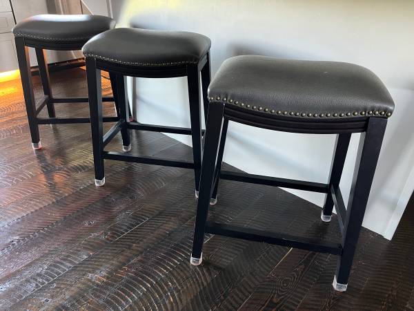 3 counter height barstools 1