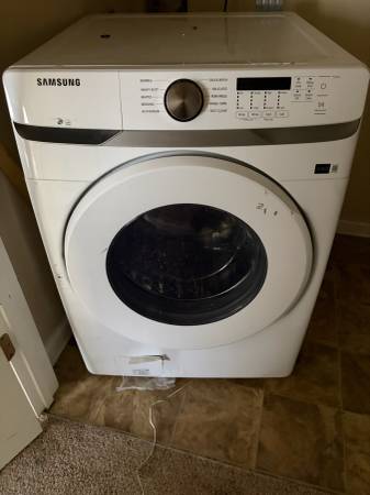 Samsung VRT front load washing machine model WF45T6000AW/A5 1
