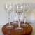 Crystal Goblets 4 Tall glasses 1 thumbnail