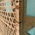 Vtg Wicker Rattan Etagere Display 4 Shelf Lower Cabinet Doors 5'4" 14 thumbnail