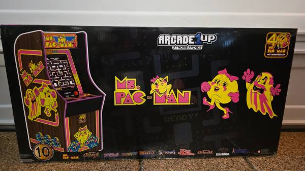 Arcade1up Ms PacMan Special 40th Anniversary Edition - New In Box 1