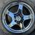Chrome Mercedes AMG staggered 17 inch aluminum wheels with old tires 5 thumbnail