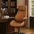 New ovios Ergonomic Home Office Chair, Mid-Century Modern Faux Leather Chairs wi 2 thumbnail