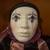 Vtg 1985 Porcelain Hand Painted Harlequin Style Jester Mask Face by Dyan Nelson  2 thumbnail