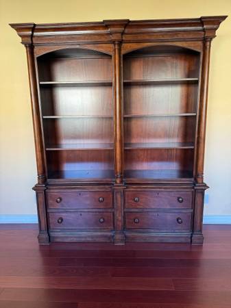 Thomasville Bookshelf with 4 drawers 1