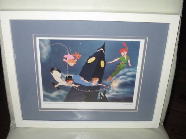 Disney Peter Pan "You Can Fly" Framed Collectible Wall Art 1