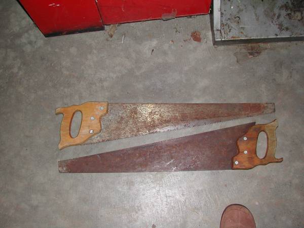D66 - HAND SAWS - TWO (2) Good Shape 1