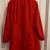 Women’s size LARGE red Old Navy Ruffle Wool Coat 3 thumbnail