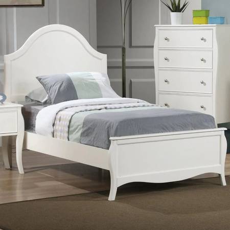 Dominique cream white full bed French Country style NEW CO-400561F 1