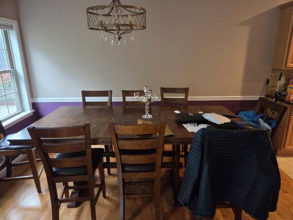 Bar stool sized dining room table 1