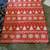 NEW Red Christmas Rug 5x7 Washable (Wayfair) 1 thumbnail