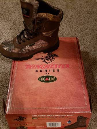 NIB Win Proline boots Oak Ridge men's sz 8 camo Realtree Xtra 1