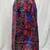 Vintage Floral Paisley Print Multicolor A-Line Midi Skirt - Women's M 1 thumbnail