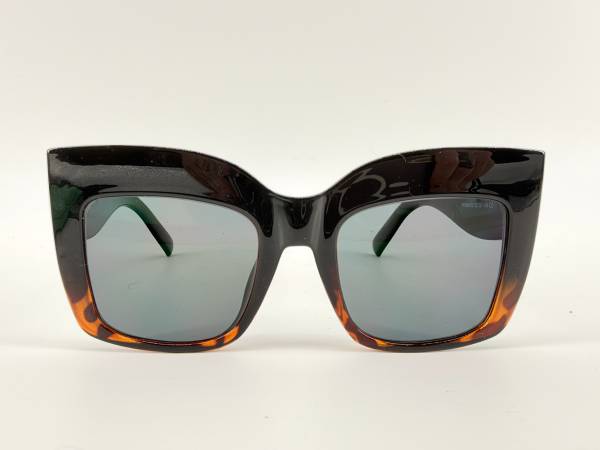Alberta Square Tortoise Plastic Sunglasses 1
