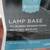 Pair of large table lamps with lampshades and light bulbs 6 thumbnail