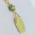 Natural Lemon Chrysoprase Gemstone And Cloisonne Pendant 6 thumbnail