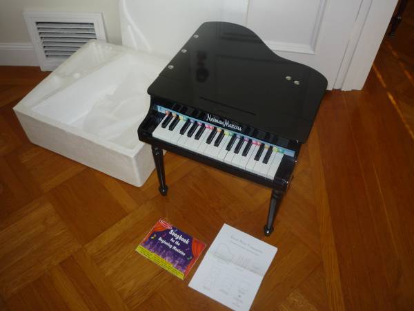 Neiman Marcus toy piano - 30 keys - $90 (west portal / forest hill)63471477754881123