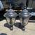 2 OUTDOOR DRIVEWAY COLUMN LIGHT LIGHTS  LED BULBS  INCLUDED LIKE NEW 1 thumbnail