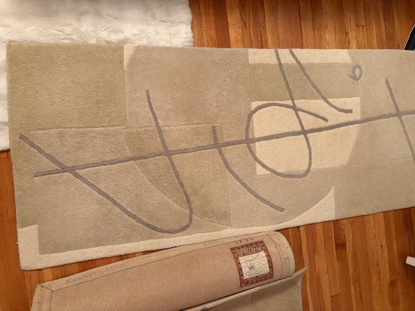 Abstract wool rugs 1
